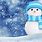 Snowman Background