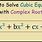 Solve Cubic Equation