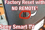 Sony LED TV Reset