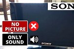 Sony TV Sound No Picture
