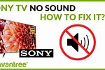 Sony TV Sound Trouble