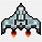 Spaceship 8-Bit Sprite