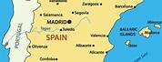 Spain On a Map