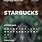 Starbucks Coffee Font