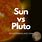 Sun and Pluto