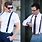 Suspenders Outfit Men