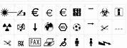 Symbol Font Characters