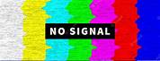 TV No Signal Blue