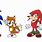 Tails Knuckles and Amy