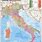 Taliansko Mapa