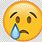Teary Emoji