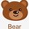 Teddy Bear Face Cartoon