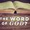 The Bible as God's Word
