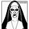 The Nun Coloring Pages