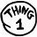 Thing 1 and 2 Logo