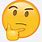 Thinking Confused Emoji