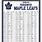 Toronto Maple Leafs Schedule Printable