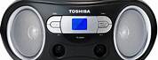 Toshiba CD Player FM Radio Wood
