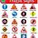 Traffic Safety Signs and Symbols