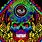 Trippy Psychedelic Skull Art