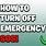 Turn Off Emergency SOS iPhone
