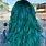 Turquoise Blue Hair