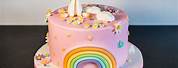 Unicorn Cake Happy Birthday Rainbow