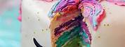 Unicorn Cake with Sprinkles DIY