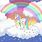 Unicorn Cloud Rainbow