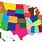 United States Map Colorful