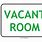 Vacant Room Sign