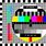 Vintage Color TV Test Pattern