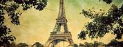 Vintage Eiffel Tower Paris