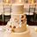 Wedding Cakes Ivory and Gold