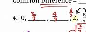 What Is the Common Difference Math