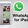 WhatsApp On iPad