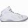White Basketball Shoes Size 4
