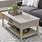 White Rustic Coffee Table