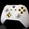 White and Gold Xbox One Controller