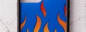 Wildflower Blue Yellow Flames Case