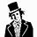 Willy Wonka Stencil