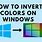 Windows Invert Colors
