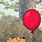 Winnie the Pooh with Red Balloon