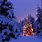 Winter Christmas Tree Desktop