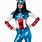 Woman Captain America Halloween Costume