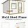 Wood Shed Plans 10X12