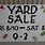 Yard Sale Signs Ideas