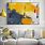 Yellow Abstract Canvas Wall Art