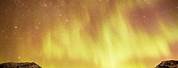 Yellow Aurora Borealis
