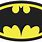 Yellow Batman Logo PNG